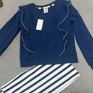 Max Studio Kids Matching Set - Navy and White